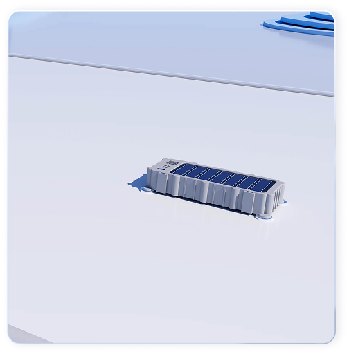Dispositivo Solar Track en caja de carga